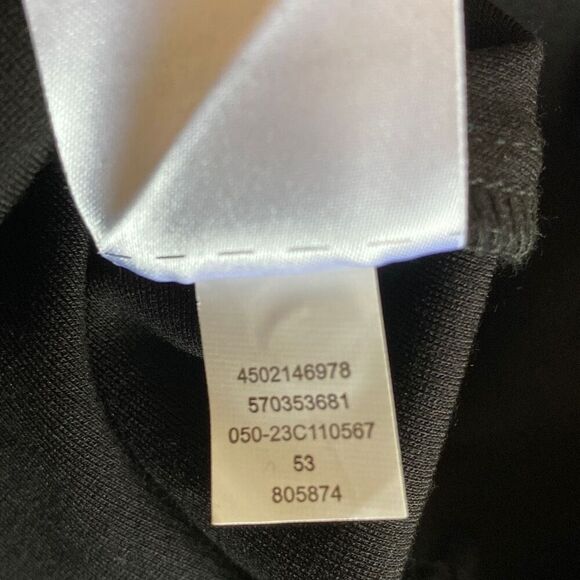 Chicos NWT $159 Midi Dress Tiered Ponte Solid Black All Occasions/ Seasons Sz 12 - Picture 10 of 13